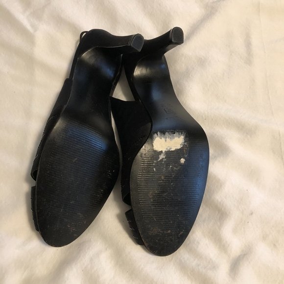 Nina Black Slingback, Dress Shoes size 9M - Picture 4 of 7